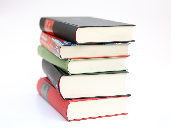 stack of books